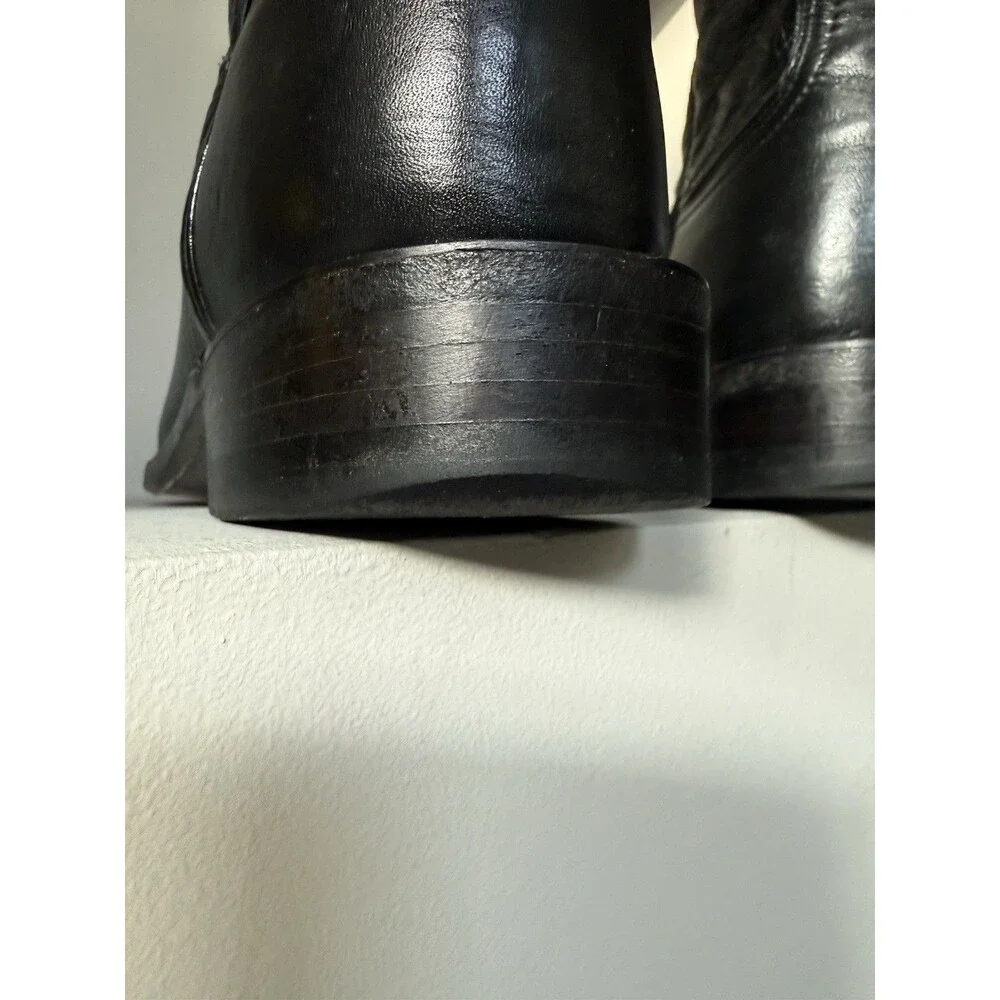 Lucchese 2000 Western Embroidery Leather Roper Boots | USA Made | Men’s 8.5 D